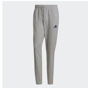 Adidas Mens Heather Gray Jersey Joggers Light Weight Size Large